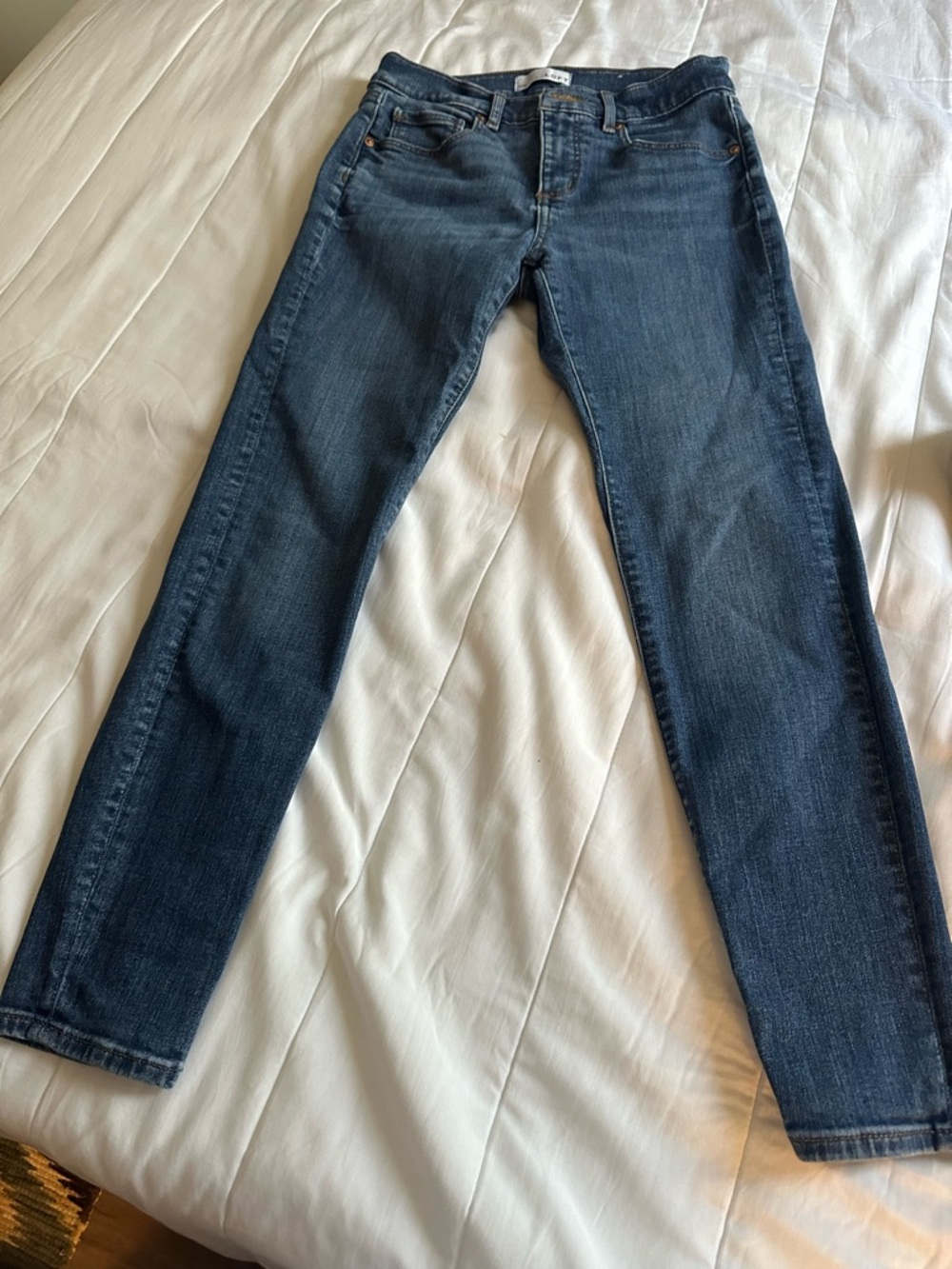 LOFT Women's Dark Wash Skinny Jeans.  Four Pair.